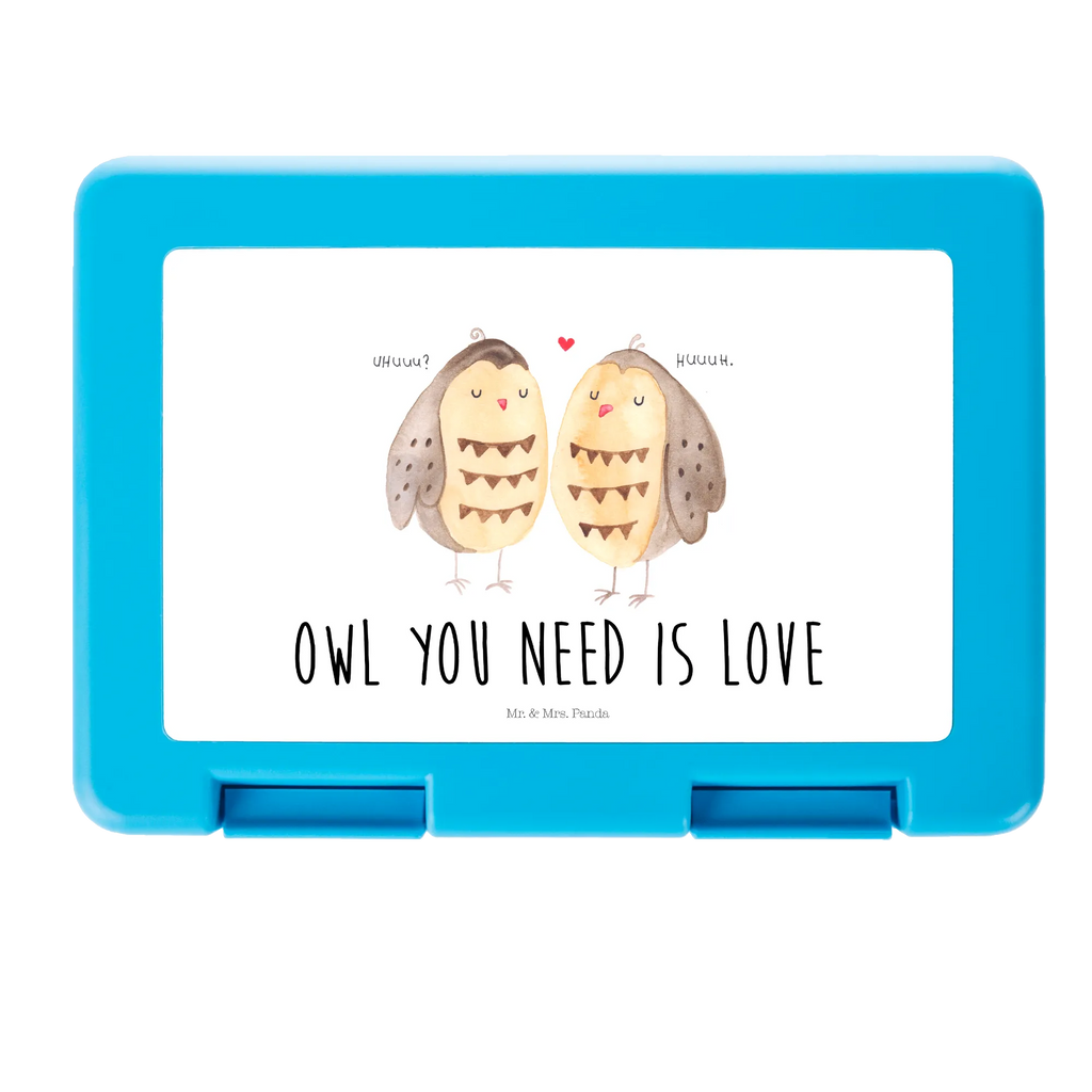 Brotdose Eulen Liebe Brotbox, Snackbox, Lunch box, Butterbrotdose, Brotzeitbox, Eule, Eule Deko, Liebe, Hochzeit Spruch, Owl, All you need is love, Liebe Spruch, Freundin Geschenk, Freund, Wortspiel lustig