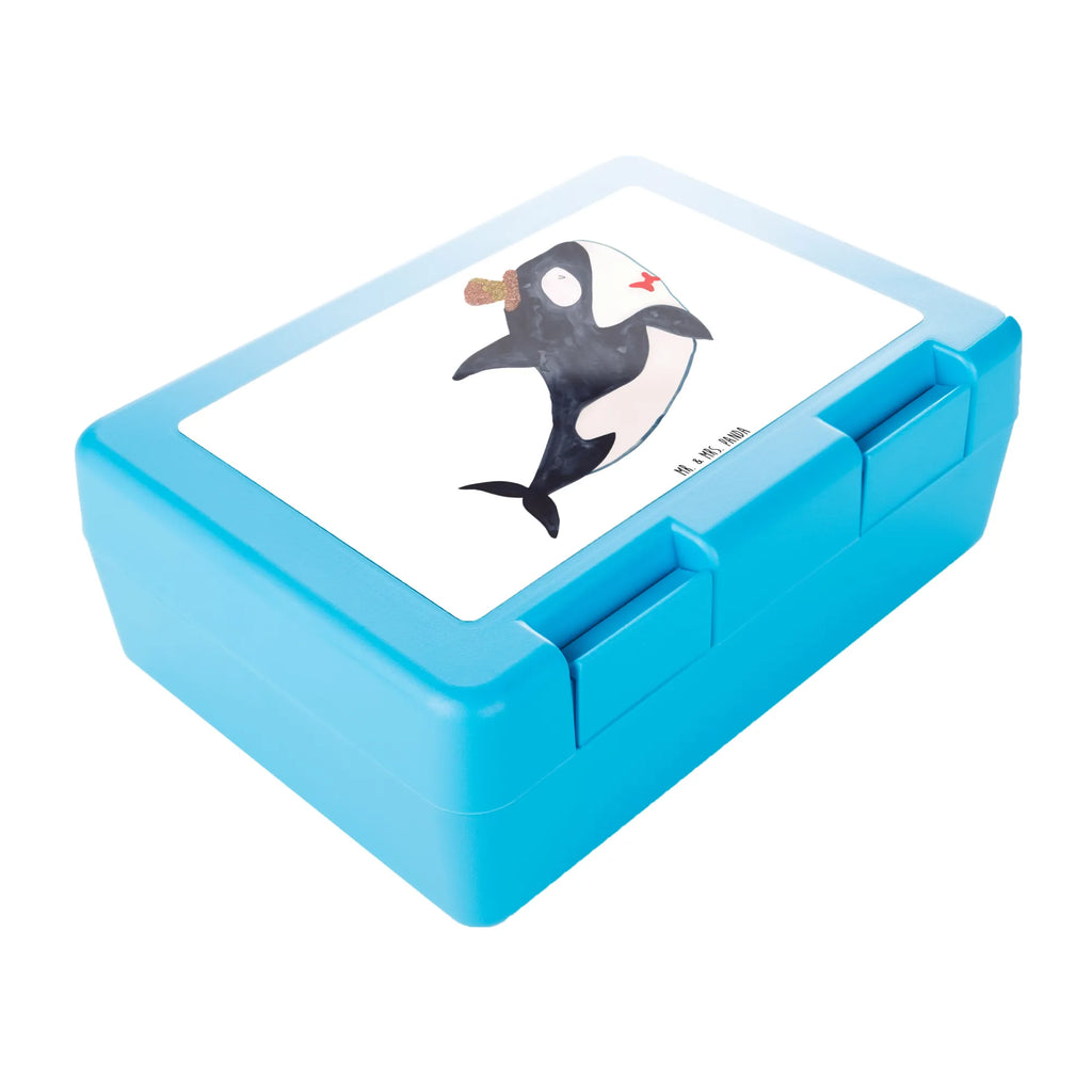 Brotdose Orca Zylinder Brotbox, Snackbox, Lunch box, Butterbrotdose, Brotzeitbox, Meerestiere, Meer, Urlaub, Narwal, Glitter, Konfetti, Glitzer, Geburtstag, Feier, Fete, Fest, Glückwunsch, Orca