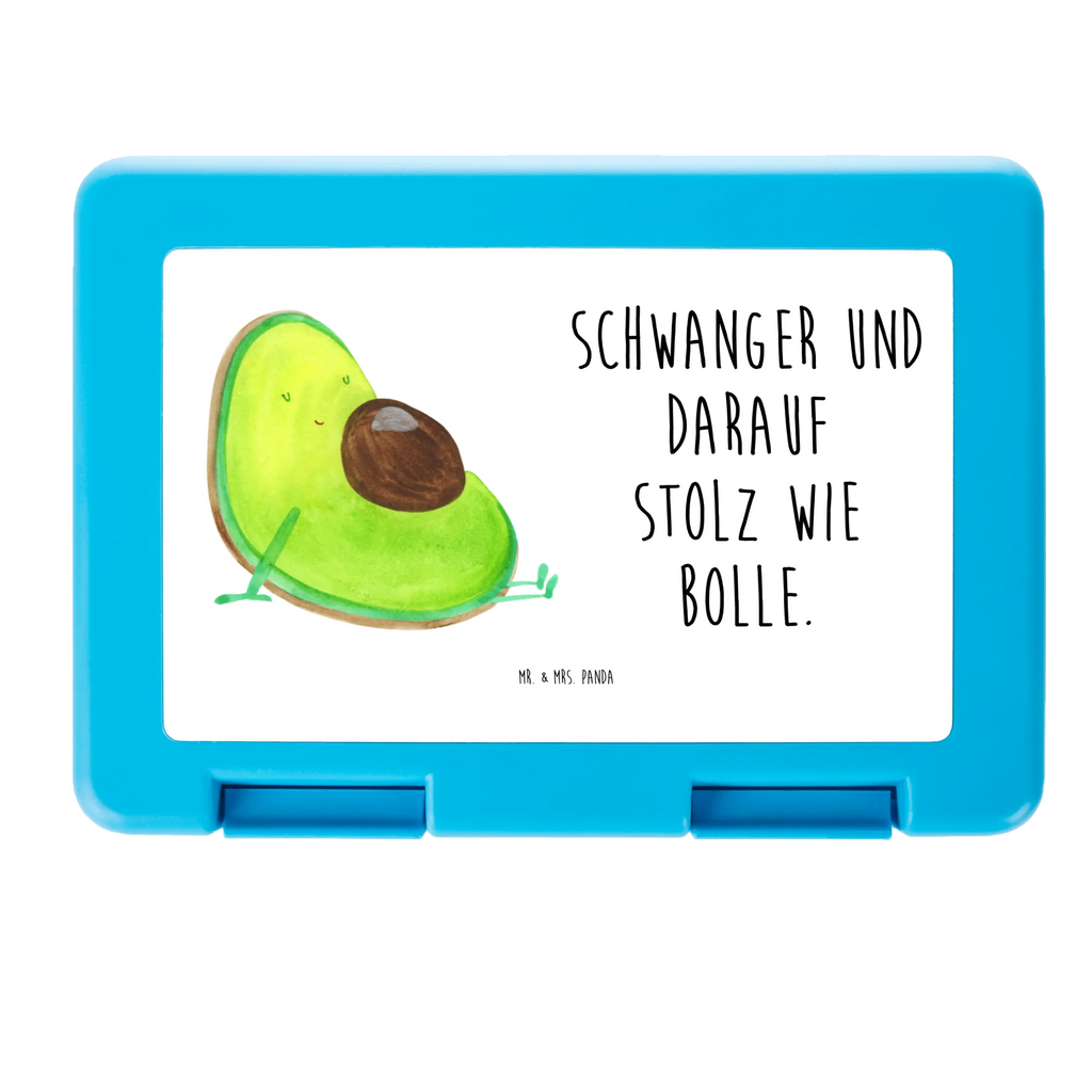 Brotdose Avocado schwanger Brotbox, Snackbox, Lunch box, Butterbrotdose, Brotzeitbox, Avocado, Veggie, Vegan, Gesund, schwanger, Schwangerschaft, Babyparty, Babyshower