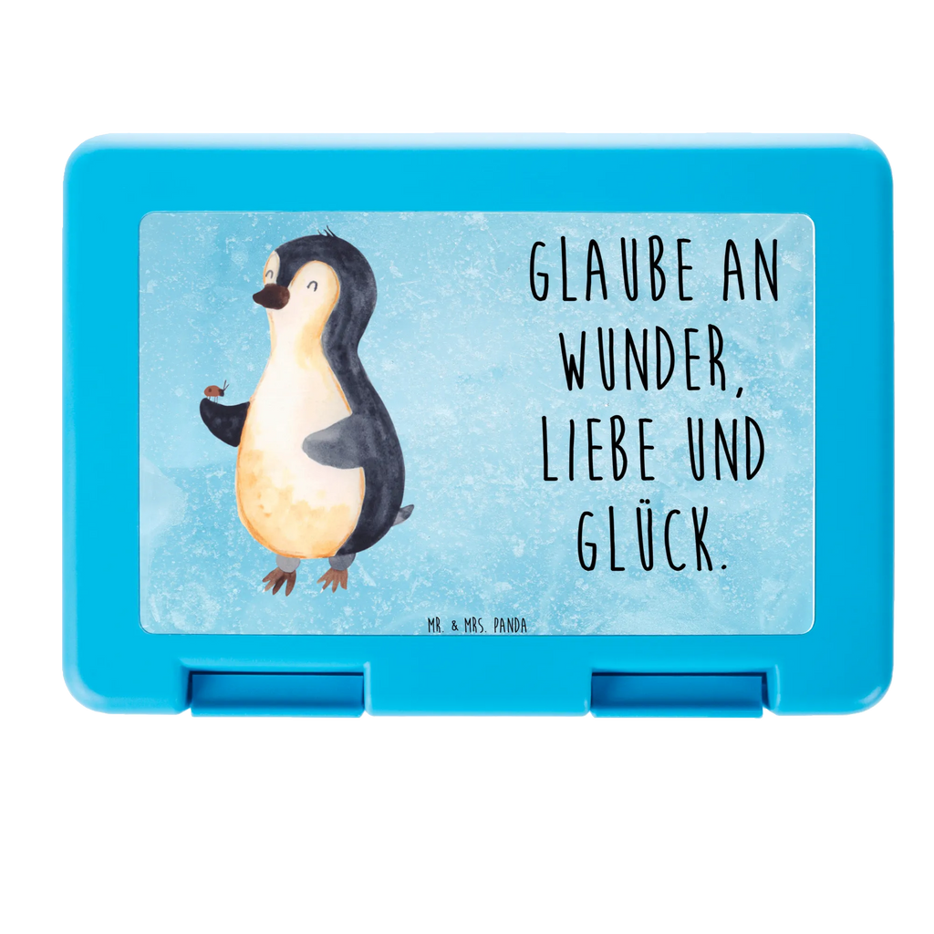 Brotdose Pinguin Marienkäfer Brotbox, Snackbox, Lunch box, Butterbrotdose, Brotzeitbox, Pinguin, Pinguine, Marienkäfer, Liebe, Wunder, Glück, Freude, Lebensfreude