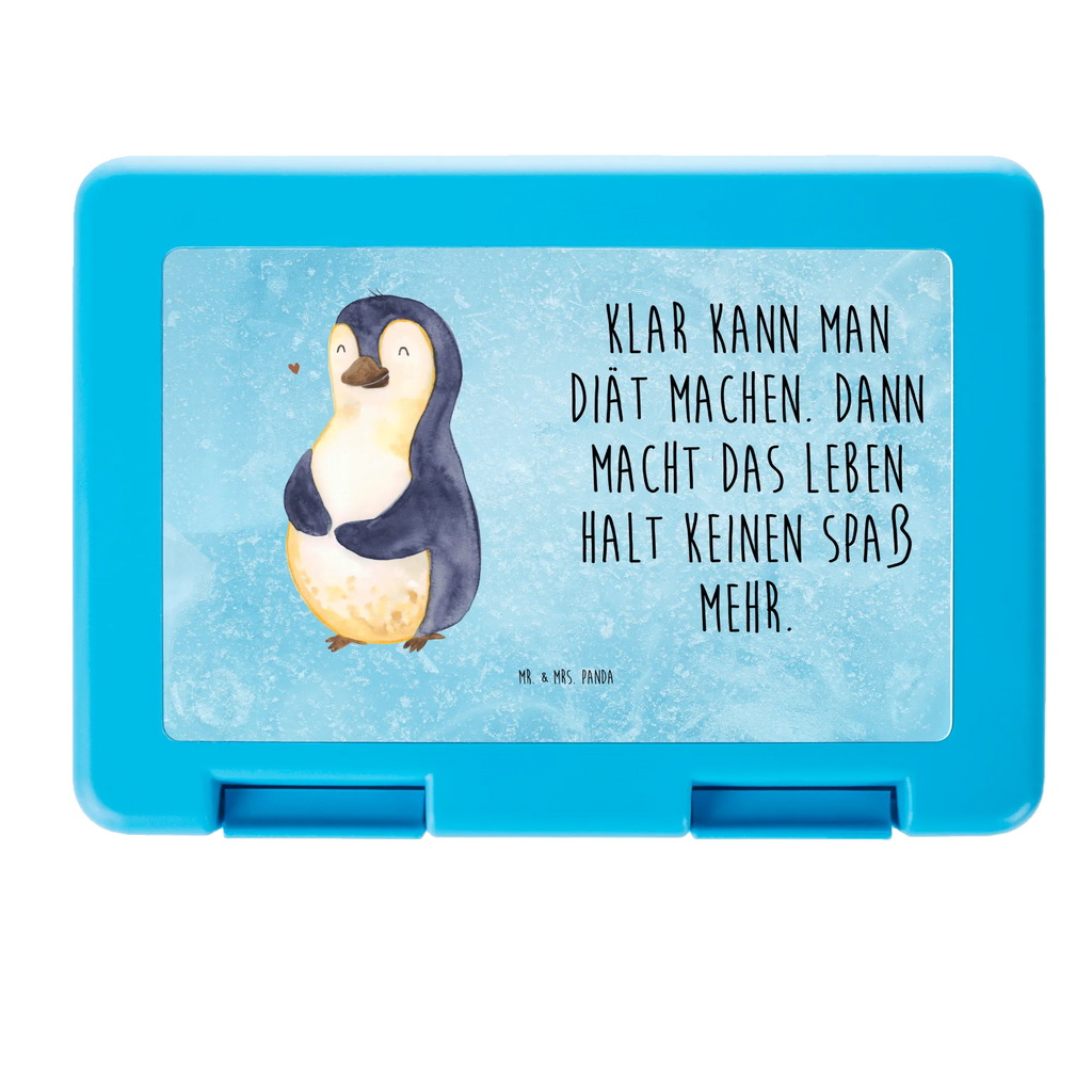 Brotdose Pinguin Diät Brotbox, Snackbox, Lunch box, Butterbrotdose, Brotzeitbox, Pinguin, Pinguine, Diät, Abnehmen, Abspecken, Gewicht, Motivation, Selbstliebe, Körperliebe, Selbstrespekt