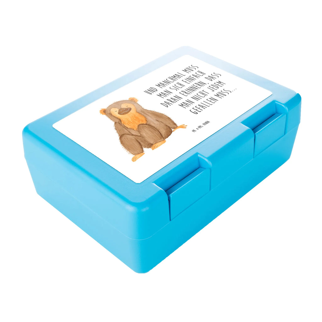 Brotdose Affe Brotbox, Snackbox, Lunch box, Butterbrotdose, Brotzeitbox, Afrika, Wildtiere, Affe, Äffchen, Affen, Selbstliebe, Respekt, Motivation, Selbstachtung, Liebe, Selbstbewusstsein, Selfcare