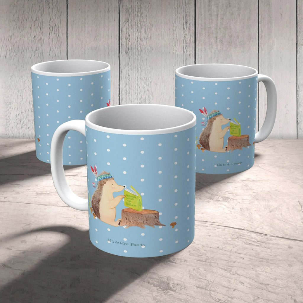 Tasse Igel Indianer Tasse, Kaffeetasse, Teetasse, Becher, Kaffeebecher, Teebecher, Keramiktasse, Porzellantasse, Büro Tasse, Geschenk Tasse, Tasse Sprüche, Tasse Motive, Kaffeetassen, Tasse bedrucken, Designer Tasse, Cappuccino Tassen, Schöne Teetassen, Waldtiere, Tiere, Igel, Indianer, Abenteuer, Lagerfeuer, Camping