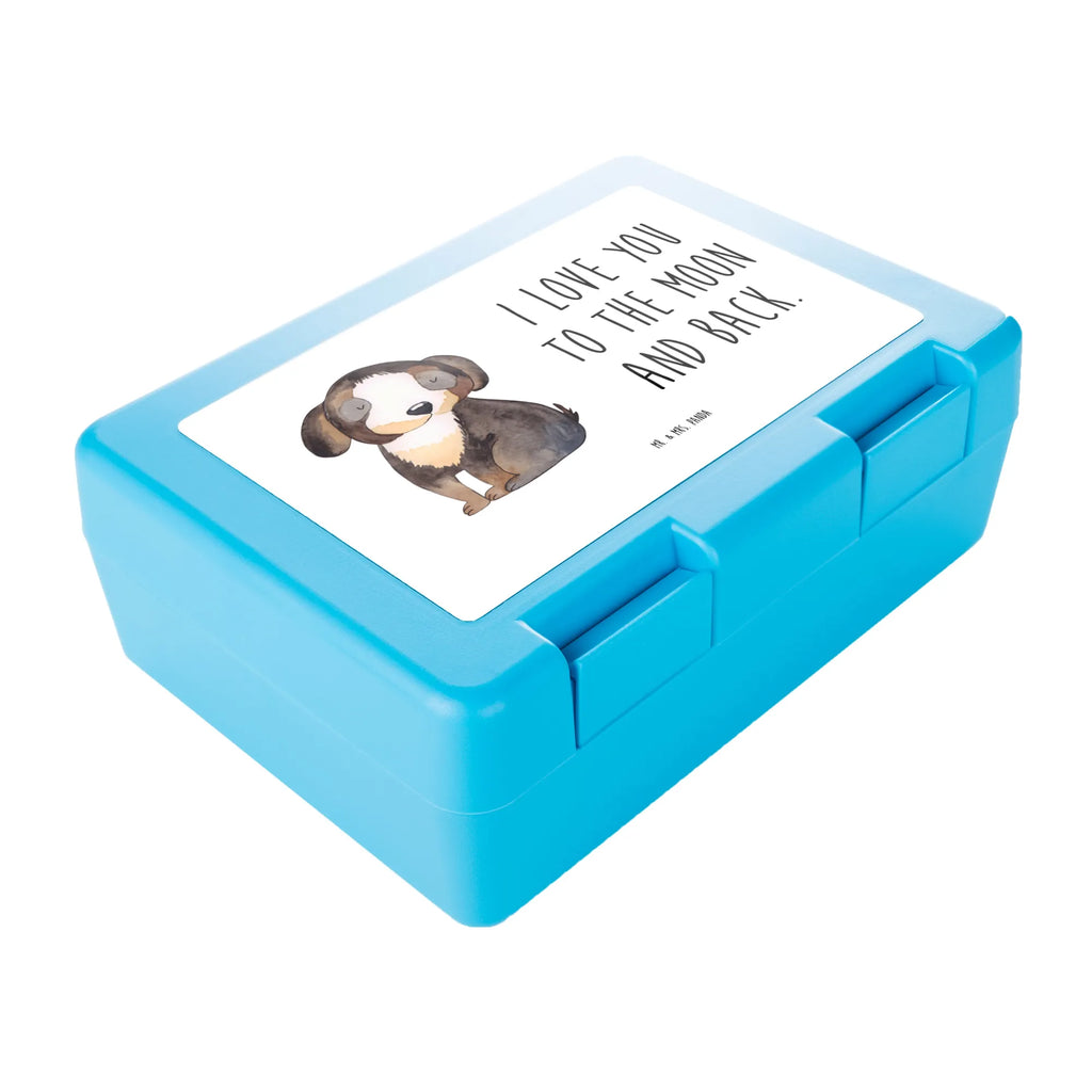 Brotdose Hund entspannt Brotbox, Snackbox, Lunch box, Butterbrotdose, Brotzeitbox, Hund, Hundemotiv, Haustier, Hunderasse, Tierliebhaber, Hundebesitzer, Sprüche, schwarzer Hund, Hundeliebe, Liebe, Hundeglück