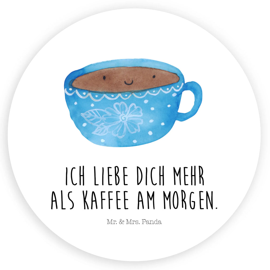 Rund Aufkleber Kaffee Tasse Sticker, Aufkleber, Etikett, Kinder, rund, Tiermotive, Gute Laune, lustige Sprüche, Tiere, Kaffee, Tasse, Liebe, Geschmack, Genuss, Glücklich