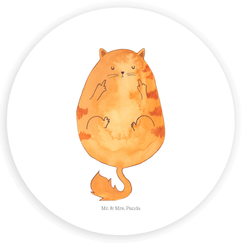 Rund Aufkleber Katze Mittelfinger Sticker, Aufkleber, Etikett, Katze, Katzenmotiv, Katzenfan, Katzendeko, Katzenfreund, Katzenliebhaber, Katzenprodukte, Katzenartikel, Katzenaccessoires, Katzensouvenirs, Katzenliebhaberprodukte, Katzenmotive, Katzen, Kater, Mietze, Cat, Cats