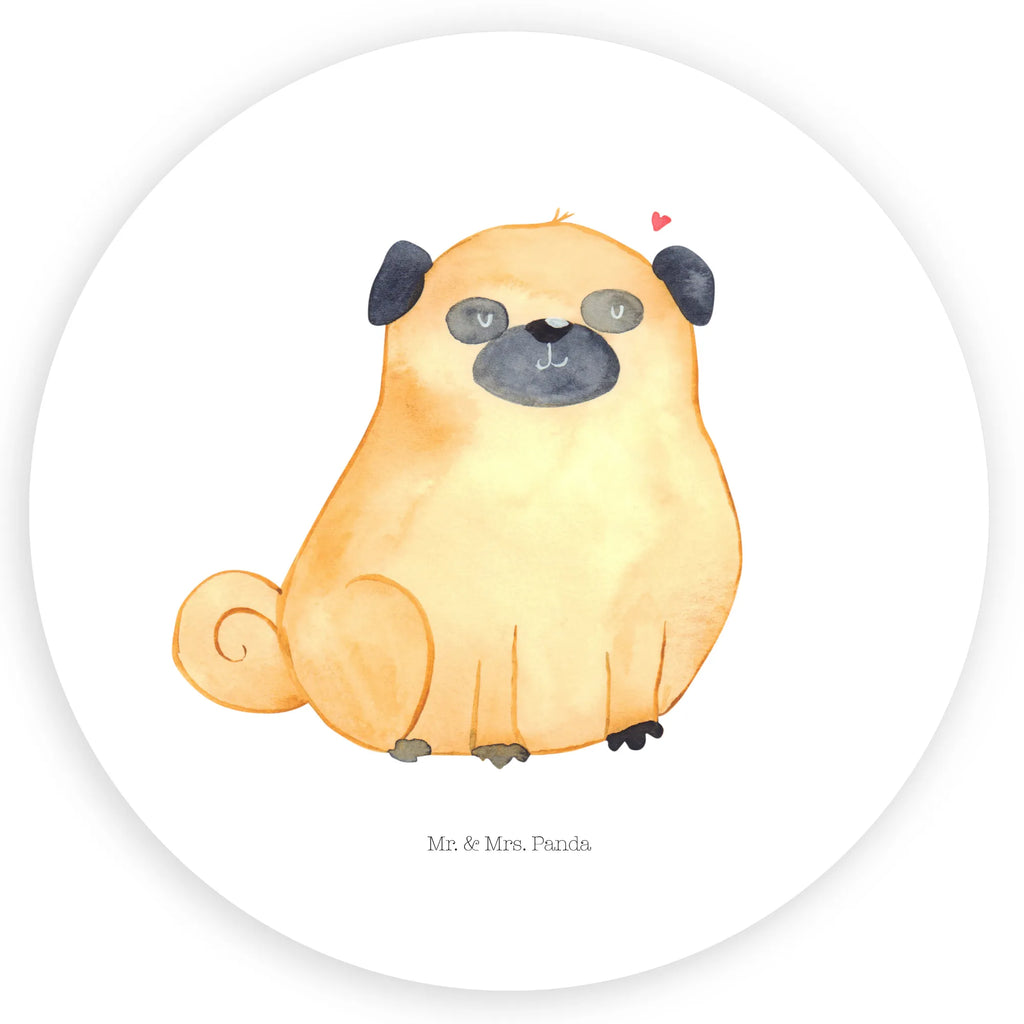 Rund Aufkleber Mops Sticker, Aufkleber, Etikett, Hund, Hundemotiv, Haustier, Hunderasse, Tierliebhaber, Hundebesitzer, Sprüche, Mops, Liebe, Hundeliebe