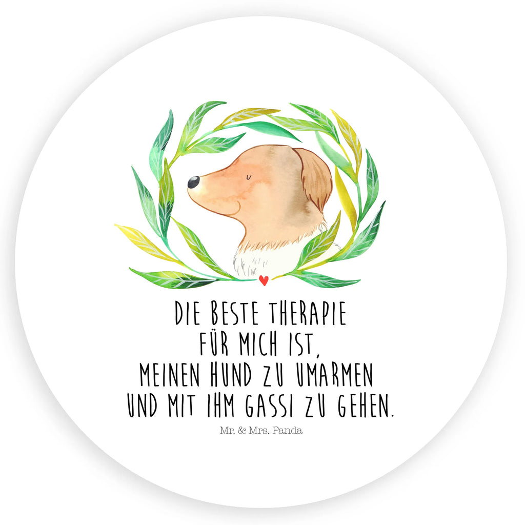 Rund Aufkleber Hund Ranke Sticker, Aufkleber, Etikett, Hund, Hundemotiv, Haustier, Hunderasse, Tierliebhaber, Hundebesitzer, Sprüche, Ranke, Therapie, Selbsttherapie, Hundeliebe, Hundeglück, Hunde