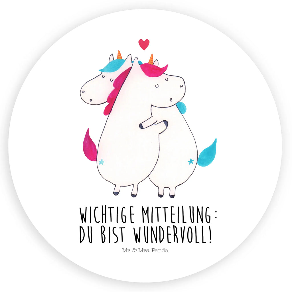 Rund Aufkleber Einhorn Mitteilung Sticker, Aufkleber, Etikett, Einhorn, Einhörner, Einhorn Deko, Pegasus, Unicorn, Valentinstag, Valentine, Liebe, Geschenk, Partner, Ehe, lustig, witzig, Spruch