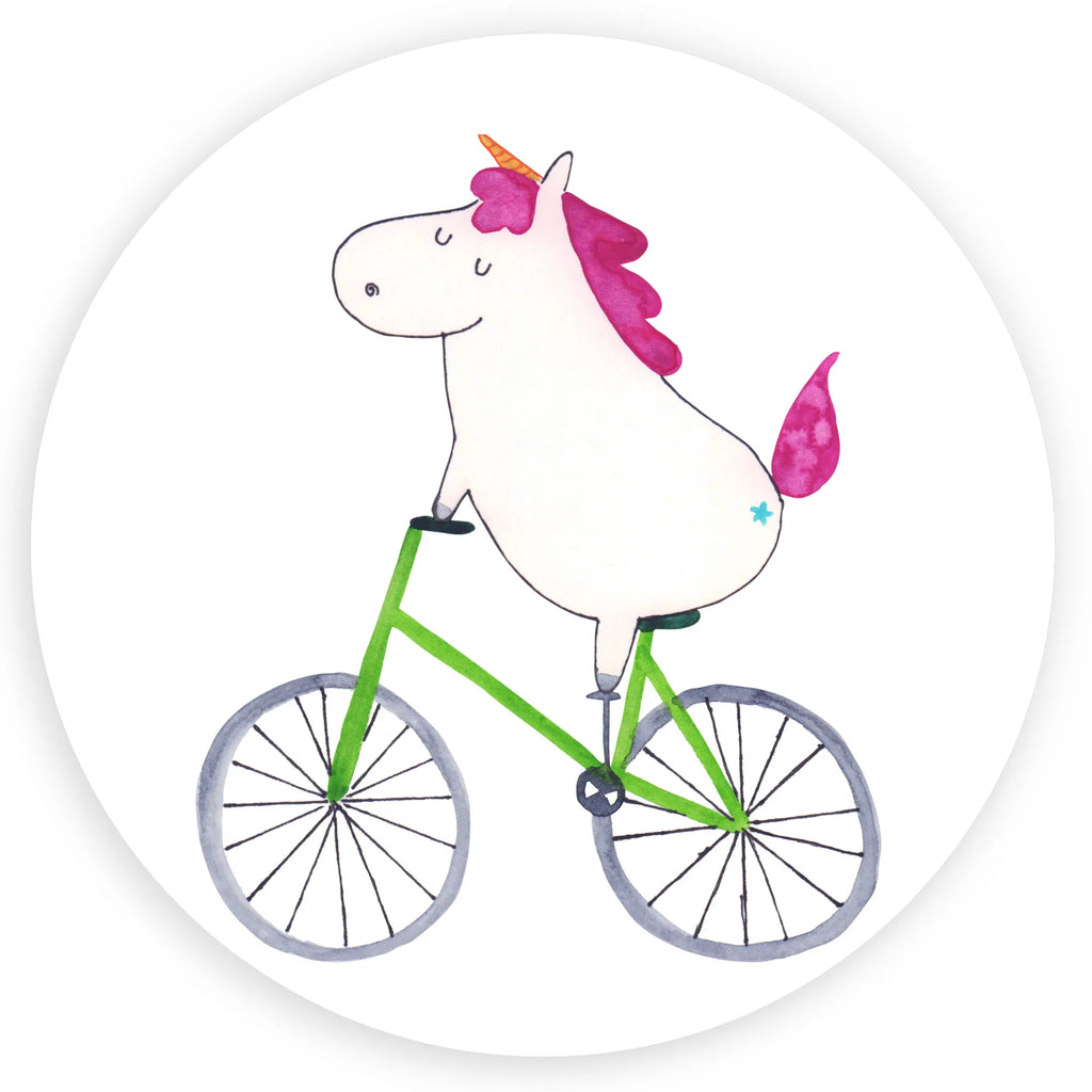 Rund Aufkleber Einhorn Radfahrer Sticker, Aufkleber, Etikett, Einhorn, Einhörner, Einhorn Deko, Pegasus, Unicorn, Radfahren, Radfahrer, Rad, Bike, Feenstaub, Konfetti, Luxusproblem, Kummer, Liebeskummer