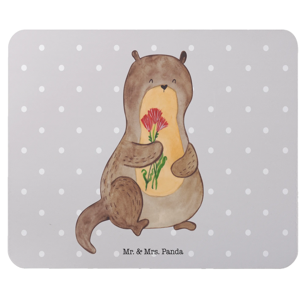 Mauspad Otter Blumenstrauß Mousepad, Computer zubehör, Büroausstattung, PC Zubehör, Arbeitszimmer, Mauspad, Einzigartiges Mauspad, Designer Mauspad, Mausunterlage, Mauspad Büro, Otter, Fischotter, Seeotter, Otter Seeotter See Otter