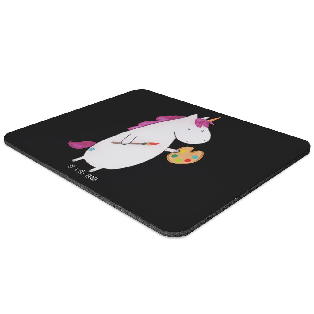 Mauspad Einhorn Künstler Mousepad, Computer zubehör, Büroausstattung, PC Zubehör, Arbeitszimmer, Mauspad, Einzigartiges Mauspad, Designer Mauspad, Mausunterlage, Mauspad Büro, Einhorn, Einhörner, Einhorn Deko, Pegasus, Unicorn, Englisch, Künstler, Artist, Malen, Zeichnen, Welt, Farbe, Stift, Pinsel, Geschenk, Maler