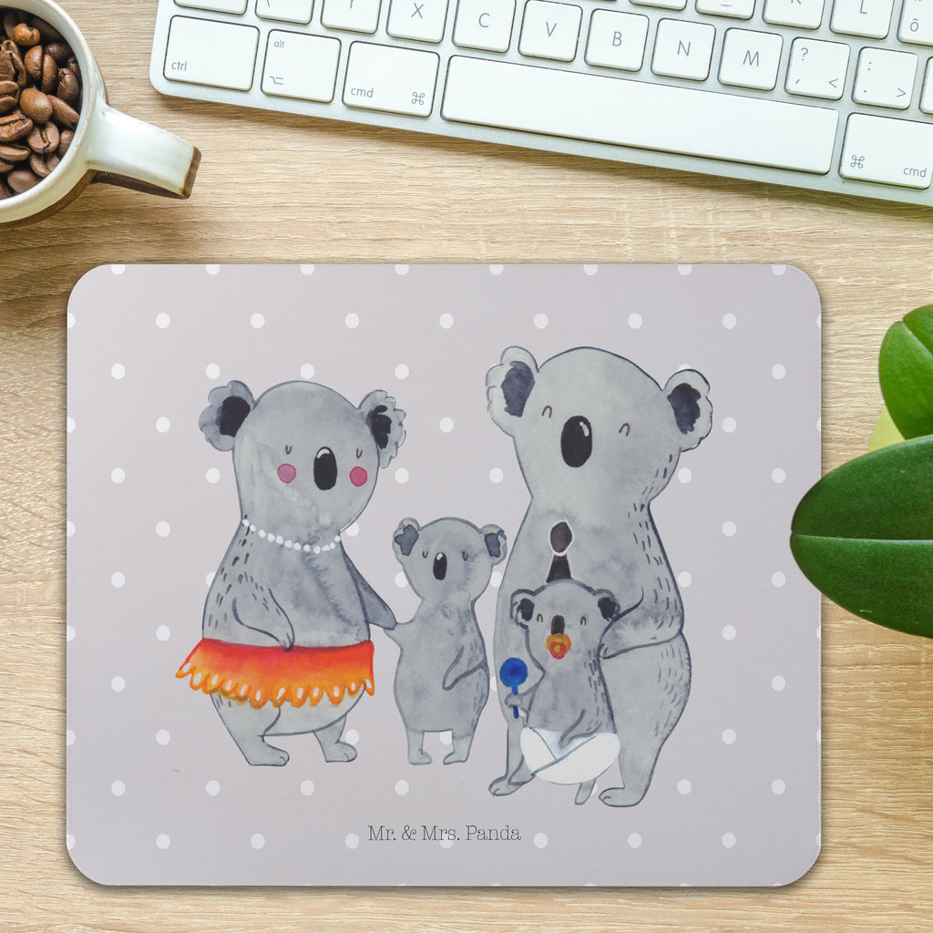 Mauspad Koala Familie Mousepad, Computer zubehör, Büroausstattung, PC Zubehör, Arbeitszimmer, Mauspad, Einzigartiges Mauspad, Designer Mauspad, Mausunterlage, Mauspad Büro, Familie, Vatertag, Muttertag, Bruder, Schwester, Mama, Papa, Oma, Opa, Koala, Koalas, Family, Kinder, Geschwister, Familienleben