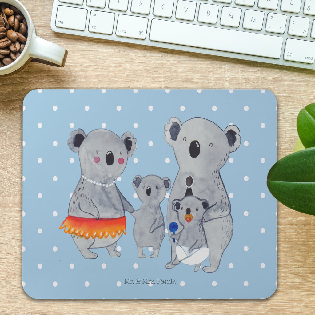 Mauspad Koala Familie Mousepad, Computer zubehör, Büroausstattung, PC Zubehör, Arbeitszimmer, Mauspad, Einzigartiges Mauspad, Designer Mauspad, Mausunterlage, Mauspad Büro, Familie, Vatertag, Muttertag, Bruder, Schwester, Mama, Papa, Oma, Opa, Koala, Koalas, Family, Kinder, Geschwister, Familienleben