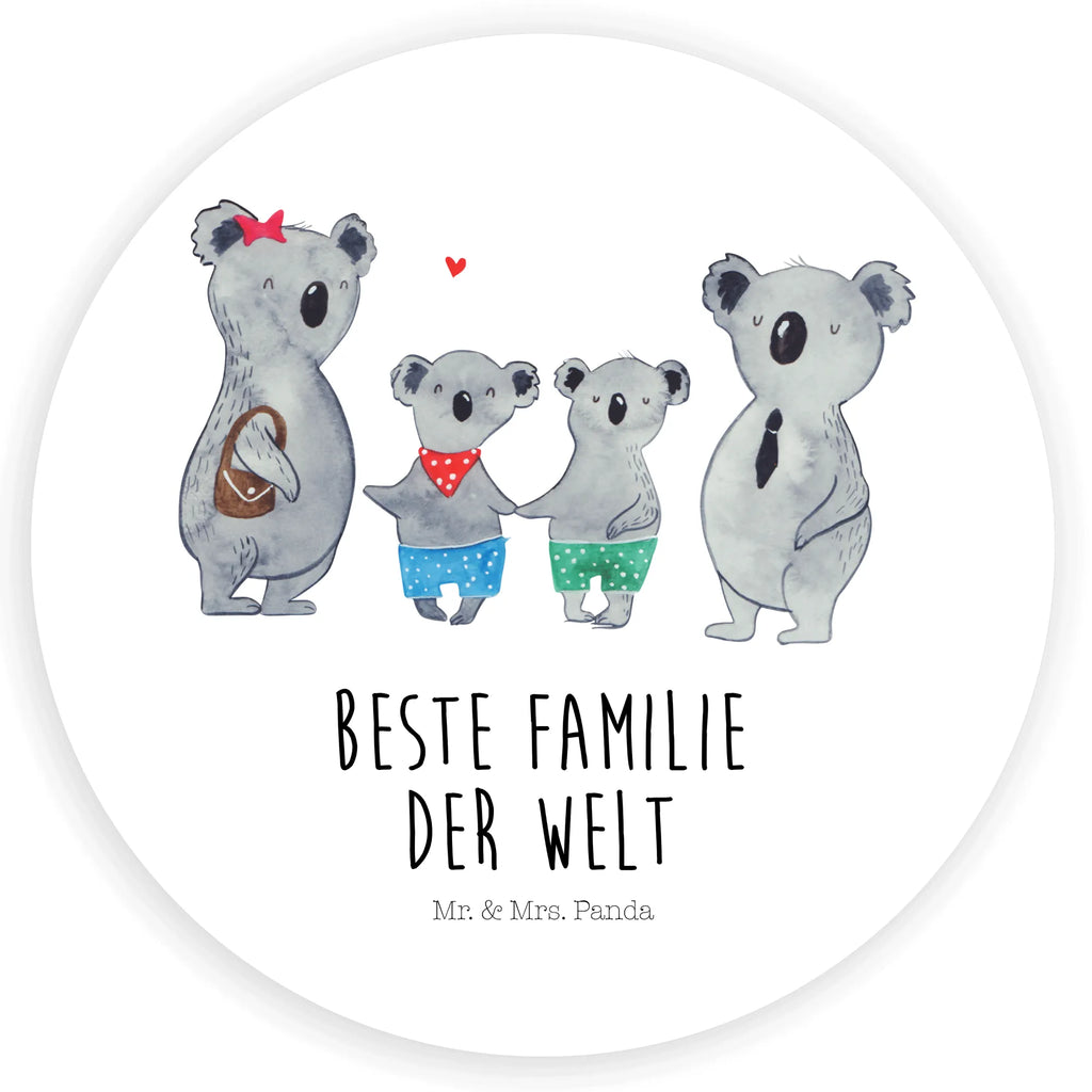 Rund Aufkleber Koala Familie zwei Sticker, Aufkleber, Etikett, Kinder, rund, Familie, Vatertag, Muttertag, Bruder, Schwester, Mama, Papa, Oma, Opa, Koala, Koalabär, beste Familie, Familienzeit, Familienleben, Koalafamilie, Lieblingsfamilie