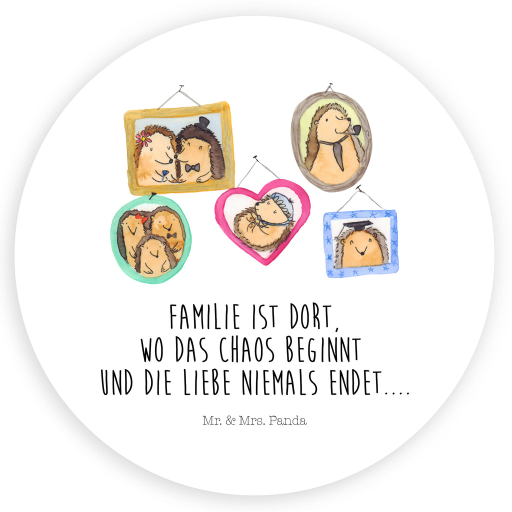 Rund Aufkleber Igel Familie Sticker, Aufkleber, Etikett, Familie, Vatertag, Muttertag, Bruder, Schwester, Mama, Papa, Oma, Opa, Liebe, Igel, Bilder, Zusammenhalt, Glück