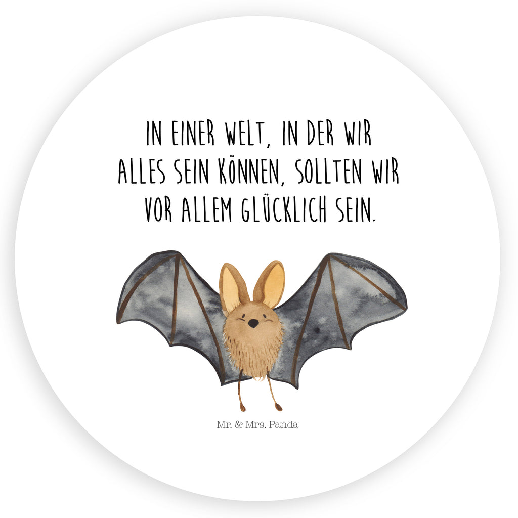 Rund Aufkleber Fledermaus Flügel Sticker, Aufkleber, Etikett, Tiermotive, Gute Laune, lustige Sprüche, Tiere