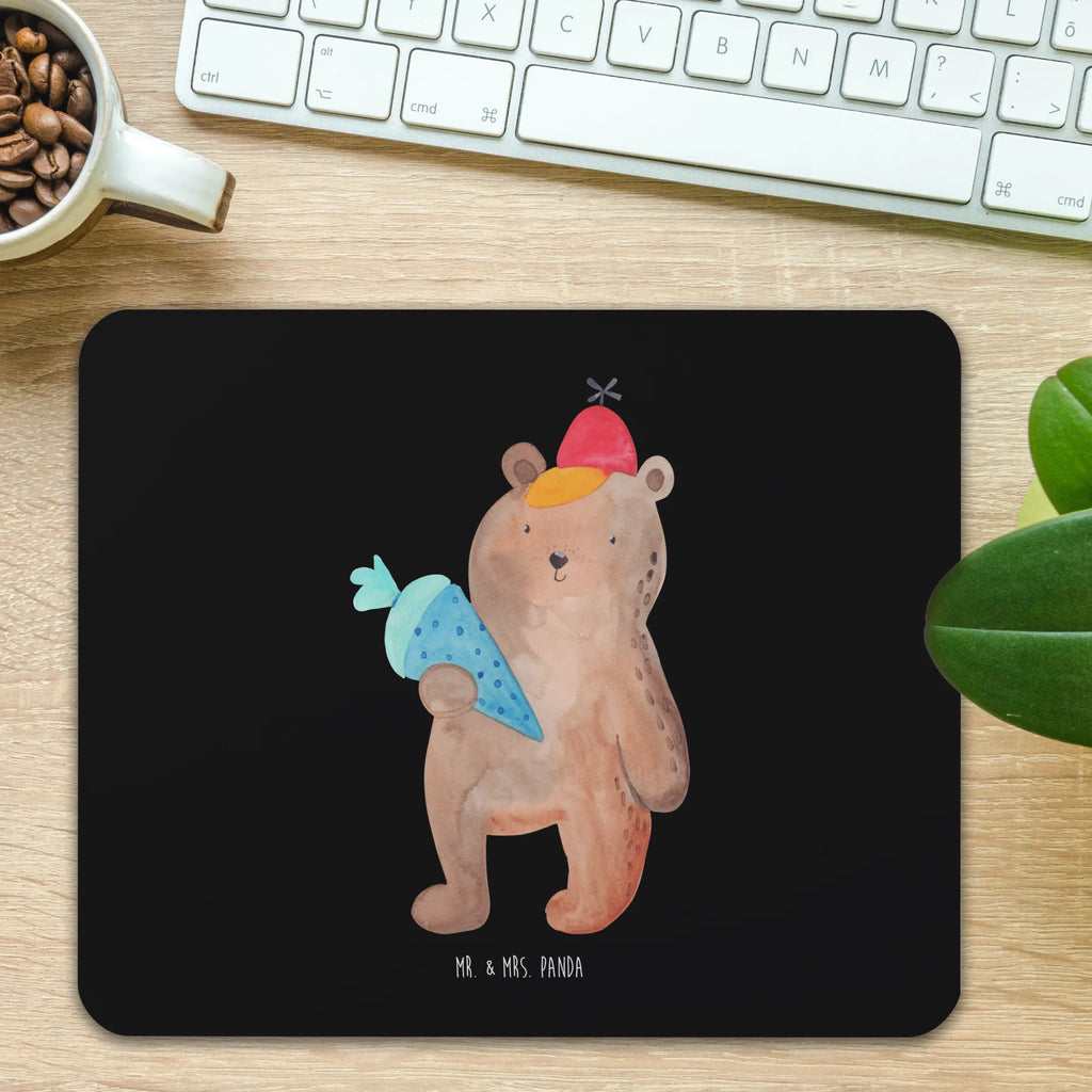 Mauspad Bär mit Schultüte Mousepad, Computer zubehör, Büroausstattung, PC Zubehör, Arbeitszimmer, Mauspad, Einzigartiges Mauspad, Designer Mauspad, Mausunterlage, Mauspad Büro, Bär, Teddy, Teddybär, Bär Motiv, Schultüte, Erster Schultag Geschenk, Einschulung Geschenk, Schule Geschenk, Grundschule, Schulanfang, Schulbeginn