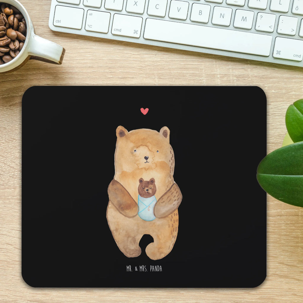 Mauspad Bär Baby Mousepad, Computer zubehör, Büroausstattung, PC Zubehör, Arbeitszimmer, Mauspad, Einzigartiges Mauspad, Designer Mauspad, Mausunterlage, Mauspad Büro, Bär, Teddy, Teddybär, Eltern, Mutter, Baby, Taufe, Geburt, Nichte, Neffe, Enkel, Enkelin, Täufling, Geburtstag, Glückwunsch