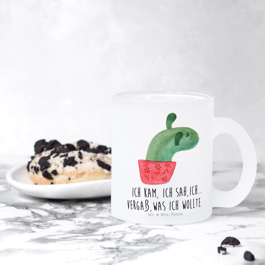 Teetasse Kaktus Mamamia Teetasse, Teeglas, Teebecher, Tasse mit Henkel, Tasse, Glas Teetasse, Teetasse aus Glas, Kaktus, Kakteen, Kaktusliebe, Ärger, Büro, Büroalltag, Schule, Motivation, Quote