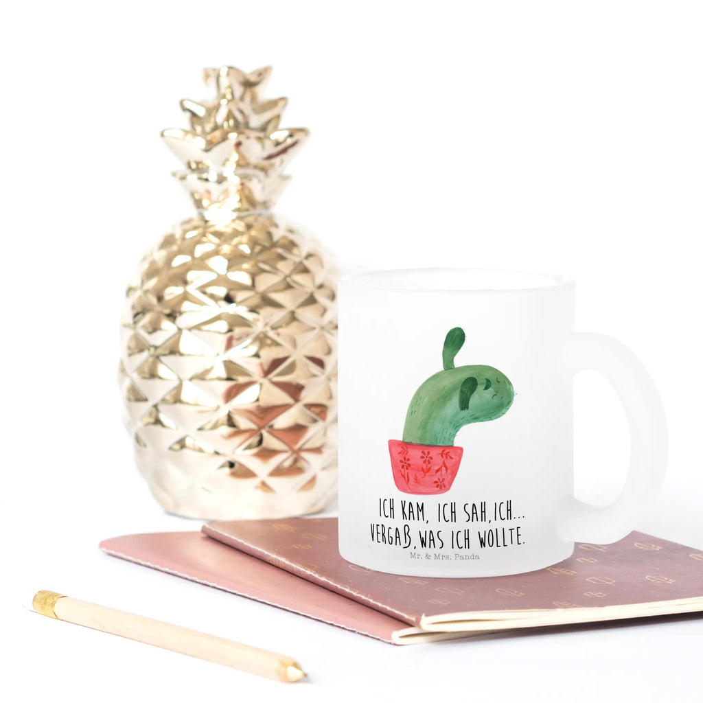 Teetasse Kaktus Mamamia Teetasse, Teeglas, Teebecher, Tasse mit Henkel, Tasse, Glas Teetasse, Teetasse aus Glas, Kaktus, Kakteen, Kaktusliebe, Ärger, Büro, Büroalltag, Schule, Motivation, Quote