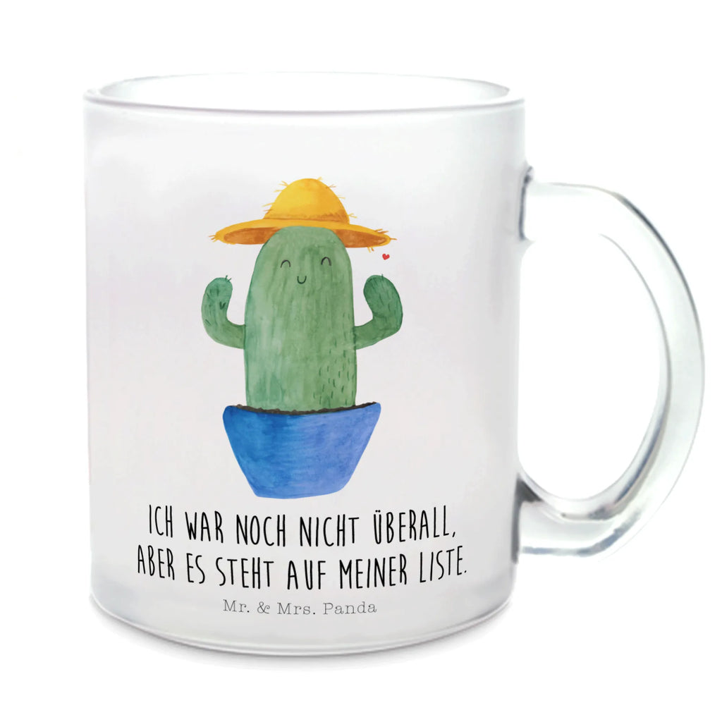 Teetasse Kaktus Sonnenhut Teetasse, Teeglas, Teebecher, Tasse mit Henkel, Tasse, Glas Teetasse, Teetasse aus Glas, Kaktus, Kakteen, Reisen, Weltreise, Weltenbummler, Reisetagebuch, Städtetrip, Kaktusliebe, Geschenkidee, Spruch, Motivation