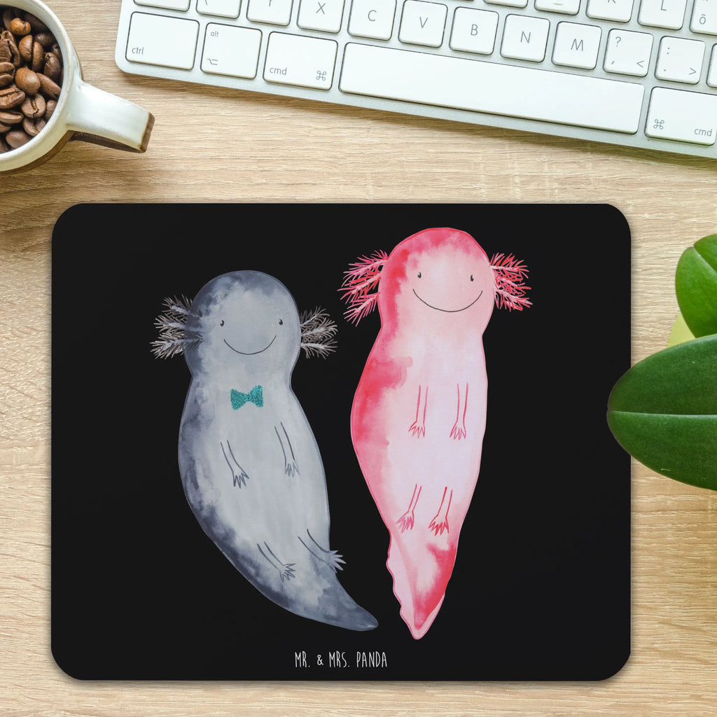 Mauspad Axolotl Axel+Lotte Mousepad, Computer zubehör, Büroausstattung, PC Zubehör, Arbeitszimmer, Mauspad, Einzigartiges Mauspad, Designer Mauspad, Mausunterlage, Mauspad Büro, Axolotl, Molch, Axolot, Schwanzlurch, Lurch, Lurche, Liebe, große Liebe, Liebesbeweis, Freund, Verlobter, Ehemann, Jahrestag, Valentinstag