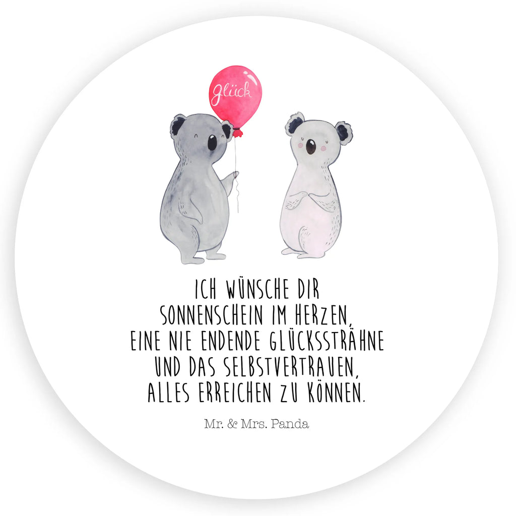 Rund Aufkleber Koala Luftballon Sticker, Aufkleber, Etikett, Kinder, rund, Koala, Koalabär, Luftballon, Party, Geburtstag, Geschenk