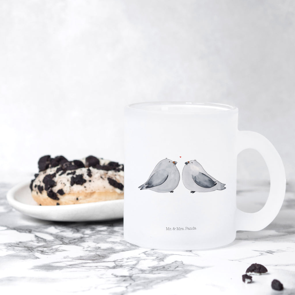 Teetasse Turteltauben Liebe Teetasse, Teeglas, Teebecher, Tasse mit Henkel, Tasse, Glas Teetasse, Teetasse aus Glas, Liebe, Partner, Freund, Freundin, Ehemann, Ehefrau, Heiraten, Verlobung, Heiratsantrag, Liebesgeschenk, Jahrestag, Hocheitstag, Turteltauben, Turteltäubchen, Tauben, Verliebt, Verlobt, Verheiratet, Geschenk Freundin, Geschenk Freund, Liebesbeweis, Hochzeitstag, Geschenk Hochzeit