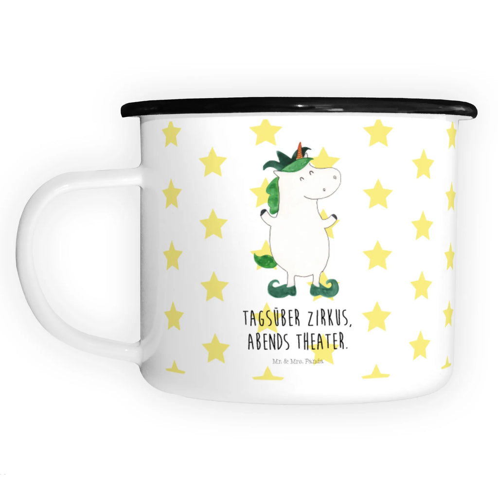 XL Emaille Tasse Einhorn Joker XL Emaille Tasse, Metalltasse, Kaffeetasse, Tasse, Becher, Kaffeebecher, Camping, Campingbecher, Tassendruck, Metall-Tasse, Deko-Becher, emailliert, Outdoor Tasse, Trinkbecher, bruchsicher, Emaille-Optik, Motivtasse, Outdoor Kaffeetasse, Einhorn, Einhörner, Einhorn Deko, Pegasus, Unicorn, Hofnarr, Kasper, Gaukler, Mittelalter