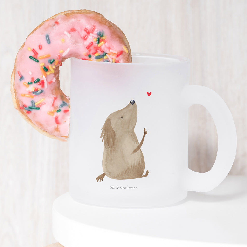 Teetasse Hund Liebe Teetasse, Teeglas, Teebecher, Tasse mit Henkel, Tasse, Glas Teetasse, Teetasse aus Glas, Hund, Hundemotiv, Haustier, Hunderasse, Tierliebhaber, Hundebesitzer, Sprüche, Liebe, Hundeglück, Hundeliebe, Hunde, Frauchen