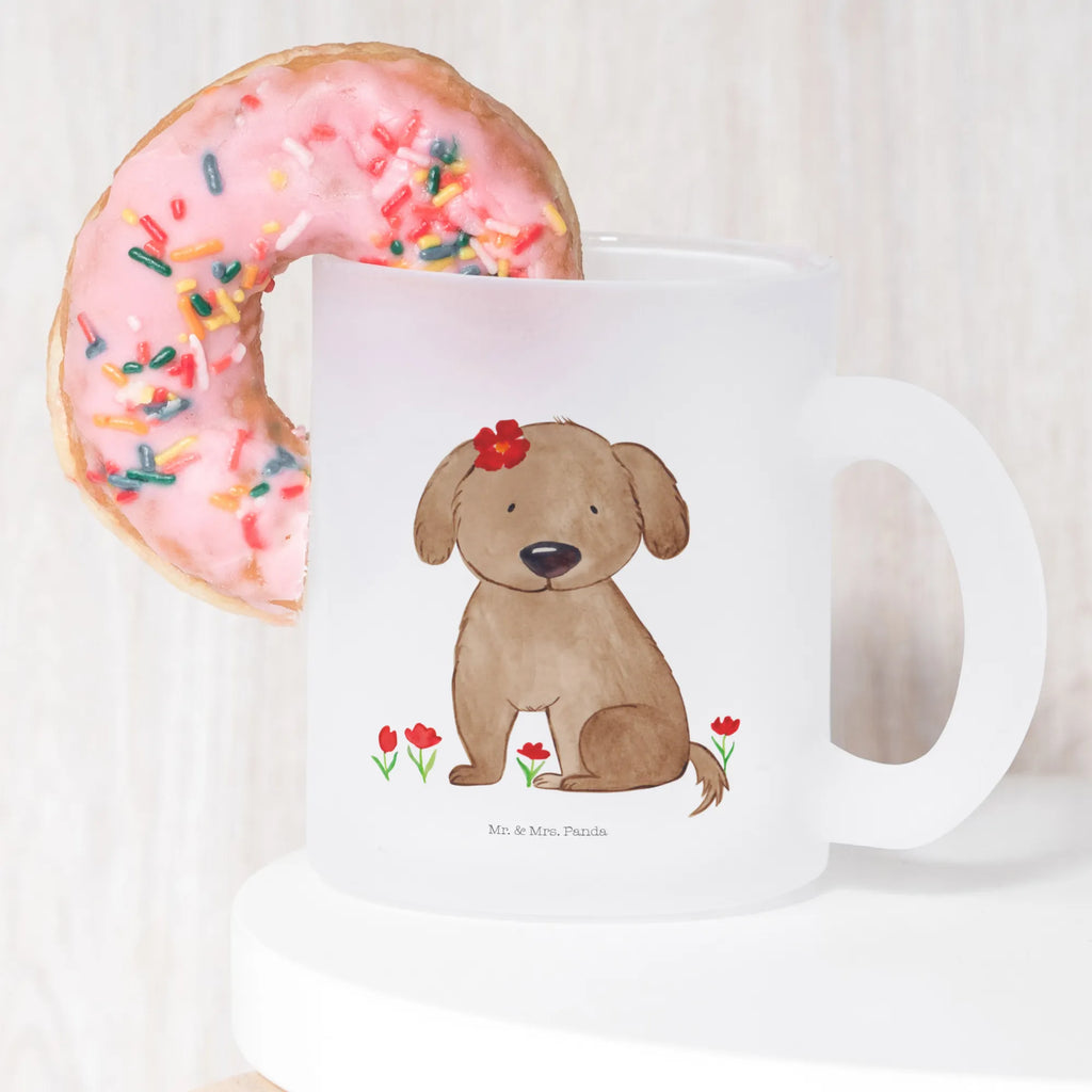 Teetasse Hund Hundedame Teetasse, Teeglas, Teebecher, Tasse mit Henkel, Tasse, Glas Teetasse, Teetasse aus Glas, Hund, Hundemotiv, Haustier, Hunderasse, Tierliebhaber, Hundebesitzer, Sprüche, Hunde, Hundeliebe, Hundeglück, Liebe, Frauchen