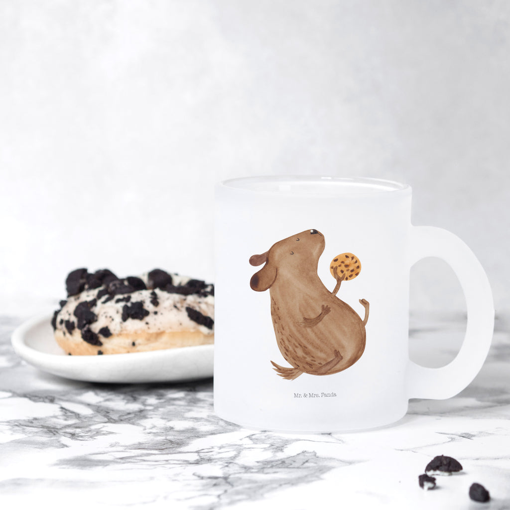 Teetasse Hund Keks Teetasse, Teeglas, Teebecher, Tasse mit Henkel, Tasse, Glas Teetasse, Teetasse aus Glas, Hund, Hundemotiv, Haustier, Hunderasse, Tierliebhaber, Hundebesitzer, Sprüche, Hundekekse, Leckerli, Hundeleckerli, Hundesnacks