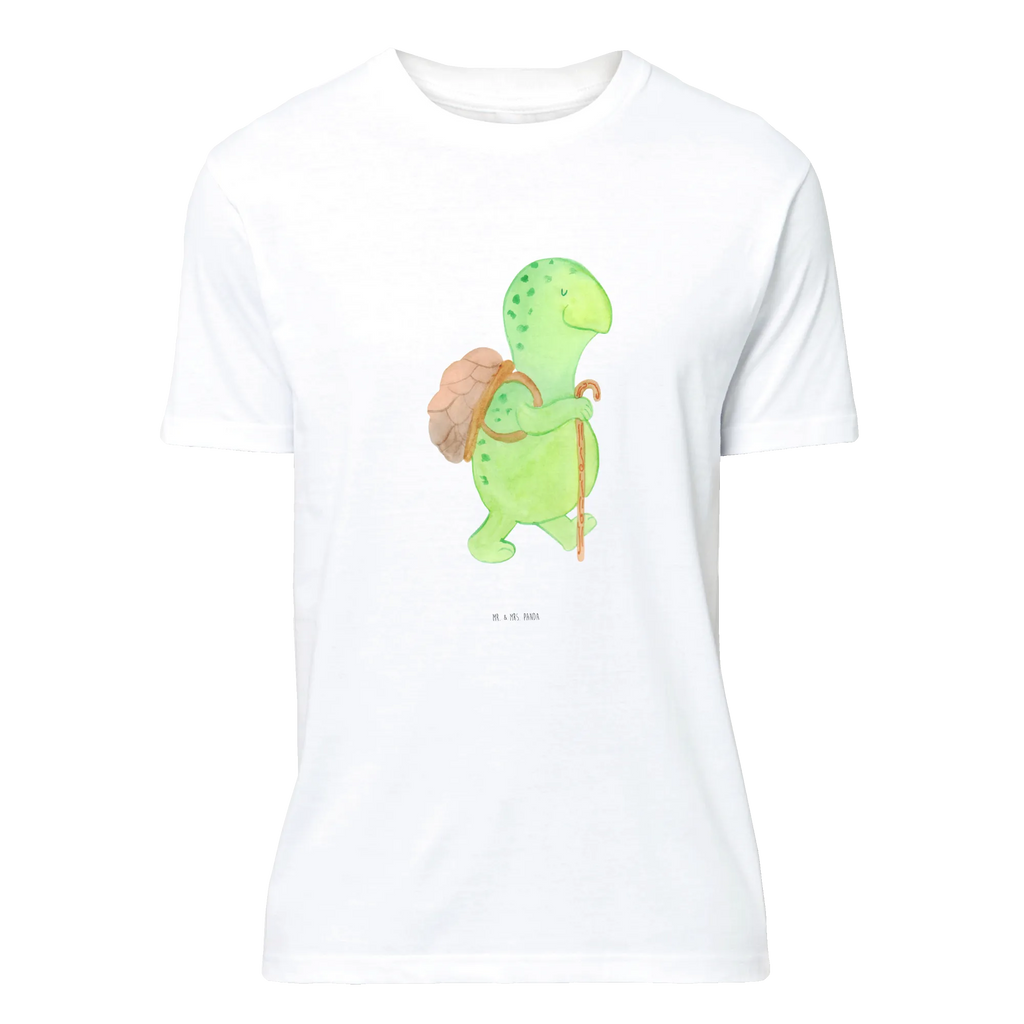 T-Shirt Standard Schildkröte Wanderer T-Shirt, Shirt, Tshirt, Lustiges T-Shirt, T-Shirt mit Spruch, Party, Junggesellenabschied, Jubiläum, Geburstag, Herrn, Damen, Männer, Frauen, Schlafshirt, Nachthemd, Sprüche, Schildkröte, Schildkröten, Motivation, Motivationsspruch, Motivationssprüche, Neuanfang