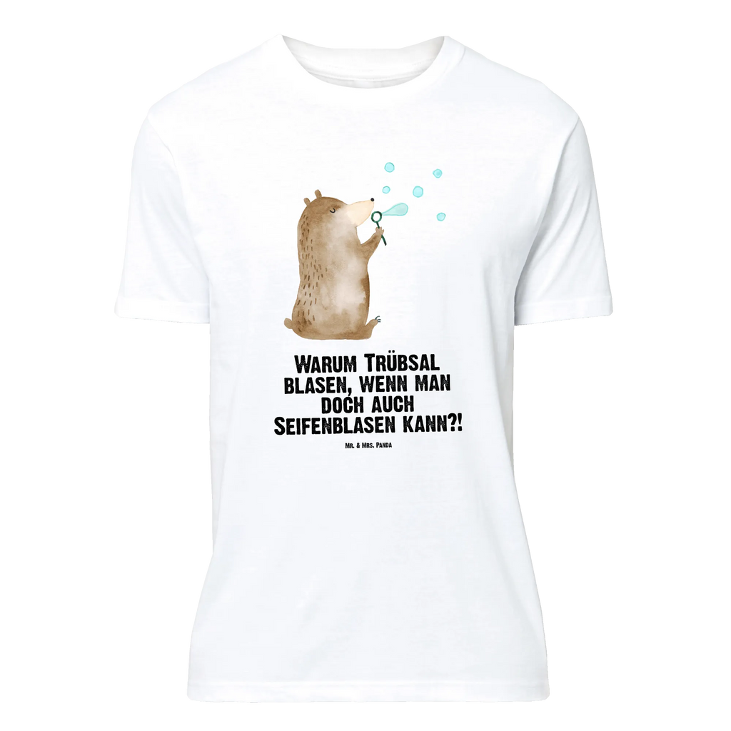 T-Shirt Standard Bär Seifenblasen T-Shirt, Shirt, Tshirt, Lustiges T-Shirt, T-Shirt mit Spruch, Party, Junggesellenabschied, Jubiläum, Geburstag, Herrn, Damen, Männer, Frauen, Schlafshirt, Nachthemd, Sprüche, Bär, Teddy, Teddybär, Seifenblasen Bär Lustig Sein Glücklich Traurig Happy