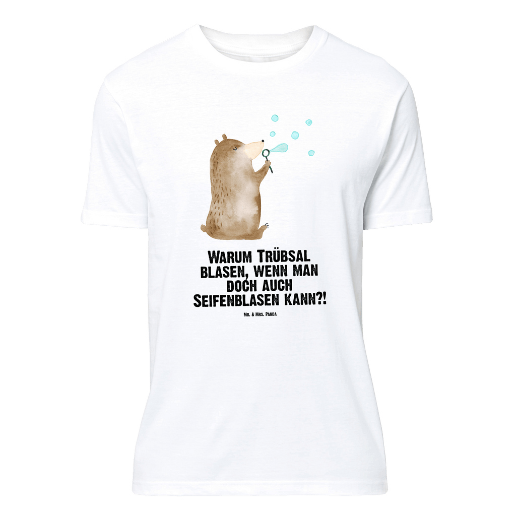 T-Shirt Standard Bär Seifenblasen T-Shirt, Shirt, Tshirt, Lustiges T-Shirt, T-Shirt mit Spruch, Party, Junggesellenabschied, Jubiläum, Geburstag, Herrn, Damen, Männer, Frauen, Schlafshirt, Nachthemd, Sprüche, Bär, Teddy, Teddybär, Seifenblasen Bär Lustig Sein Glücklich Traurig Happy