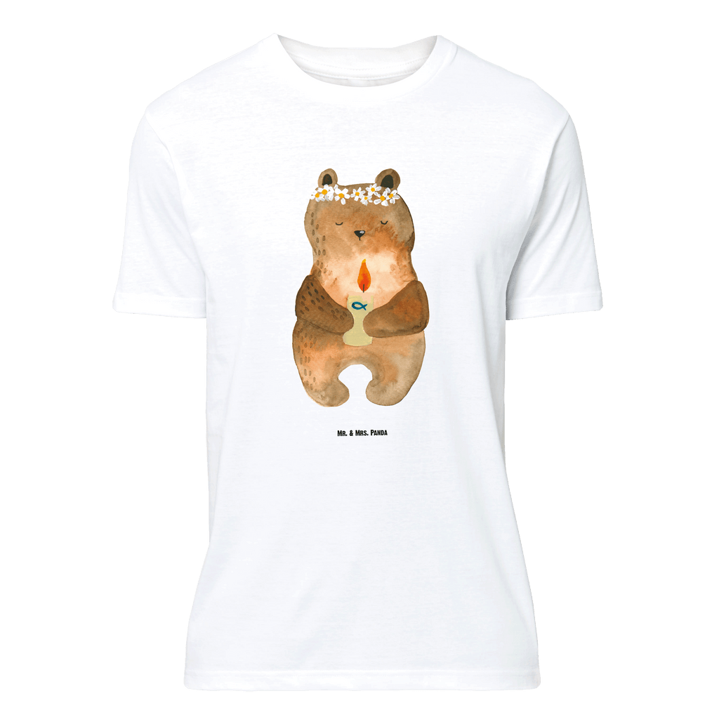 T-Shirt Standard Kommunion-Bär T-Shirt, Shirt, Tshirt, Lustiges T-Shirt, T-Shirt mit Spruch, Party, Junggesellenabschied, Jubiläum, Geburstag, Herrn, Damen, Männer, Frauen, Schlafshirt, Nachthemd, Sprüche, Bär, Teddy, Teddybär, Kommunion, Gottes Segen, Taufkerze, katholisch