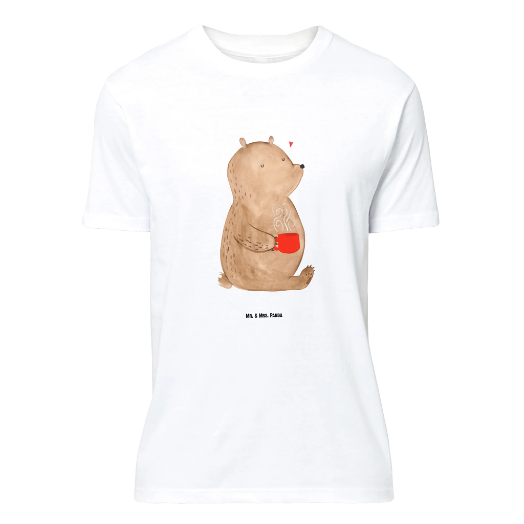 T-Shirt Standard Bär Kaffee T-Shirt, Shirt, Tshirt, Lustiges T-Shirt, T-Shirt mit Spruch, Party, Junggesellenabschied, Jubiläum, Geburstag, Herrn, Damen, Männer, Frauen, Schlafshirt, Nachthemd, Sprüche, Bär, Teddy, Teddybär, Kaffee, Coffee, Bären, guten Morgen, Morgenroutine, Welt erobern, Welt retten, Motivation