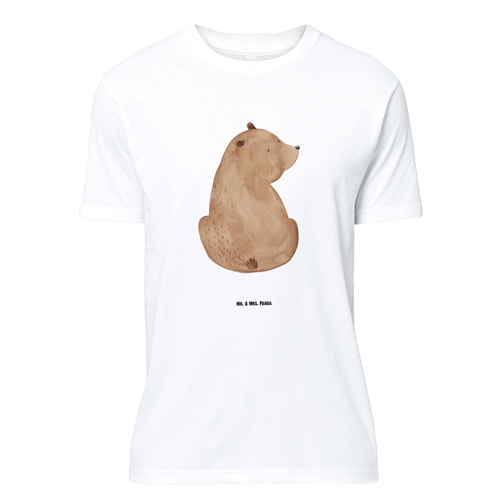 T-Shirt Standard Bär Schulterblick T-Shirt, Shirt, Tshirt, Lustiges T-Shirt, T-Shirt mit Spruch, Party, Junggesellenabschied, Jubiläum, Geburstag, Herrn, Damen, Männer, Frauen, Schlafshirt, Nachthemd, Sprüche, Bär, Teddy, Teddybär, Selbstachtung, Weltansicht, Motivation, Bären, Bärenliebe, Weisheit