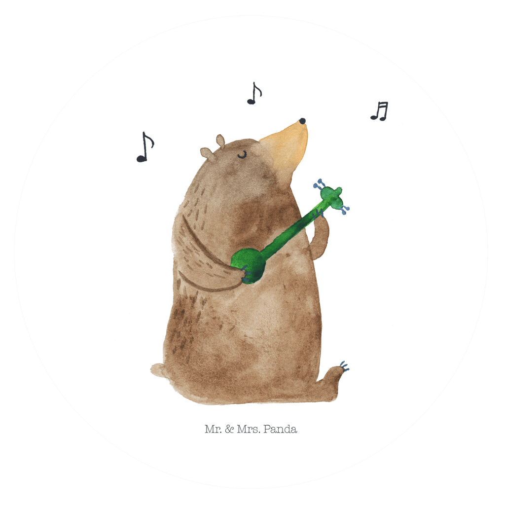 Rund Aufkleber Bär Lied Sticker, Aufkleber, Etikett, Bär, Teddy, Teddybär, Bärchen, Bear, Liebeslied, Lied, Song, Valentinstag, Valentine, Geschenk, Partner, Liebe, Freundin, Frau, Herz, Spruch