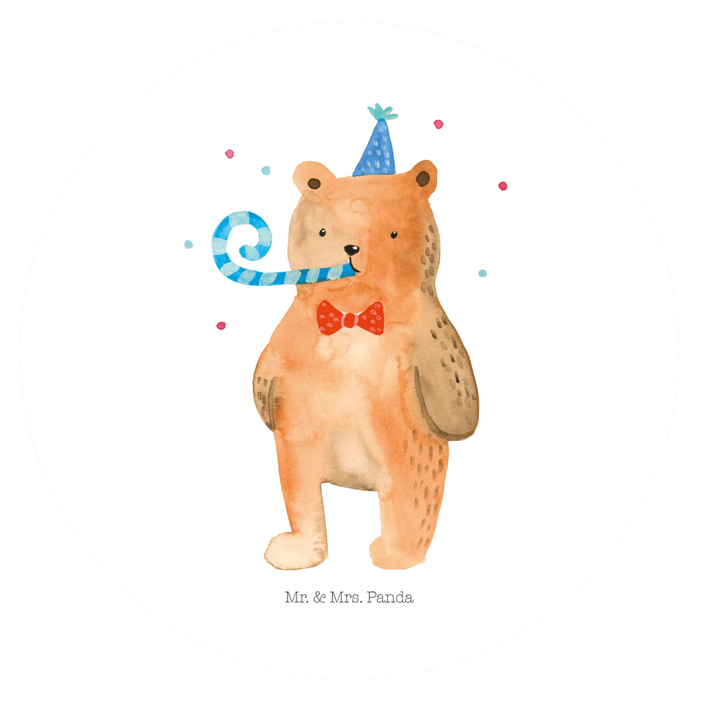 Rund Aufkleber Bär Geburtstag Sticker, Aufkleber, Etikett, Bär, Teddy, Teddybär, Happy Birthday, Alles Gute, Glückwunsch, Geburtstag