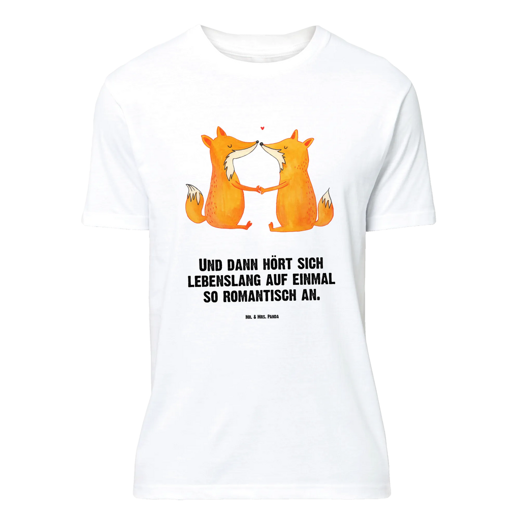 T-Shirt Standard Füchse Liebe T-Shirt, Shirt, Tshirt, Lustiges T-Shirt, T-Shirt mit Spruch, Party, Junggesellenabschied, Jubiläum, Geburstag, Herrn, Damen, Männer, Frauen, Schlafshirt, Nachthemd, Sprüche, Fuchs, Füchse, Fox, Liebe, Liebespaar, Paar, Partner, Freundin, Freund, Ehe, Verlobte, Ehemann, Ehefrau, Liebesbeweis