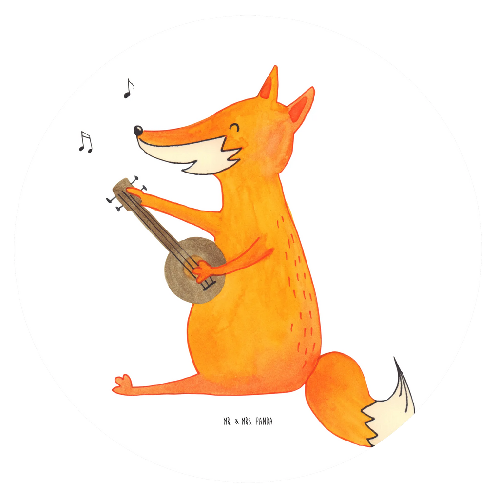 Rund Aufkleber Fuchs Gitarre Sticker, Aufkleber, Etikett, Fuchs, Füchse, Geschenk Musiker, Musik Spruch, Musikerin, Sänger, Sängerin, Gitarre