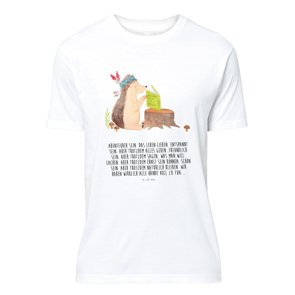 T-Shirt Standard Igel Indianer T-Shirt, Shirt, Tshirt, Lustiges T-Shirt, T-Shirt mit Spruch, Party, Junggesellenabschied, Jubiläum, Geburstag, Herrn, Damen, Männer, Frauen, Schlafshirt, Nachthemd, Sprüche, Waldtiere, Tiere, Igel, Indianer, Abenteuer, Lagerfeuer, Camping