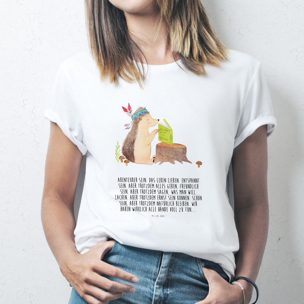 T-Shirt Standard Igel Indianer T-Shirt, Shirt, Tshirt, Lustiges T-Shirt, T-Shirt mit Spruch, Party, Junggesellenabschied, Jubiläum, Geburstag, Herrn, Damen, Männer, Frauen, Schlafshirt, Nachthemd, Sprüche, Waldtiere, Tiere, Igel, Indianer, Abenteuer, Lagerfeuer, Camping