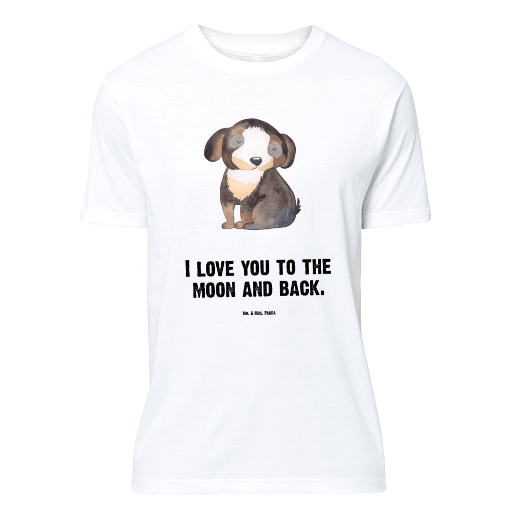 T-Shirt Standard Hund entspannt T-Shirt, Shirt, Tshirt, Lustiges T-Shirt, T-Shirt mit Spruch, Party, Junggesellenabschied, Jubiläum, Geburstag, Herrn, Damen, Männer, Frauen, Schlafshirt, Nachthemd, Sprüche, Hund, Hundemotiv, Haustier, Hunderasse, Tierliebhaber, Hundebesitzer, schwarzer Hund, Hundeliebe, Liebe, Hundeglück