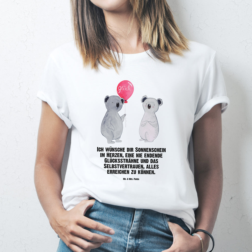 T-Shirt Standard Koala Luftballon T-Shirt, Shirt, Tshirt, Lustiges T-Shirt, T-Shirt mit Spruch, Party, Junggesellenabschied, Jubiläum, Geburstag, Herrn, Damen, Männer, Frauen, Schlafshirt, Nachthemd, Sprüche, Koala, Koalabär, Luftballon, Geburtstag, Geschenk