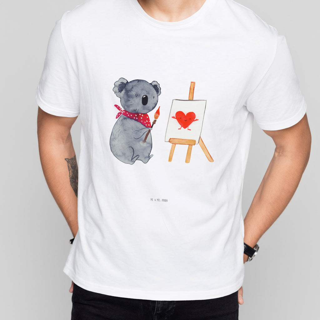 T-Shirt Standard Koala Künstler T-Shirt, Shirt, Tshirt, Lustiges T-Shirt, T-Shirt mit Spruch, Party, Junggesellenabschied, Jubiläum, Geburstag, Herrn, Damen, Männer, Frauen, Schlafshirt, Nachthemd, Sprüche, Koala, Koalabär, Liebe, Liebensbeweis, Liebesgeschenk, Gefühle, Künstler, zeichnen