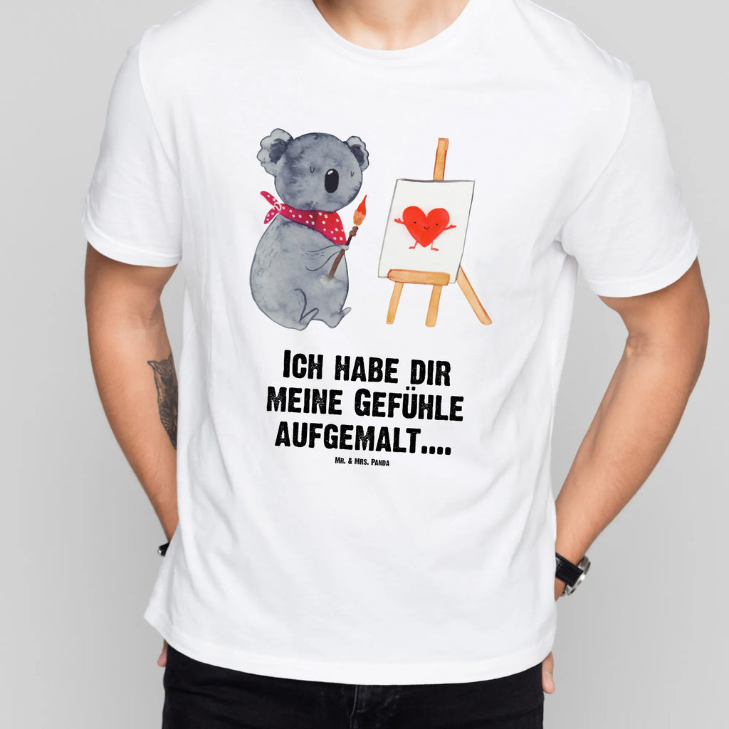 T-Shirt Standard Koala Künstler T-Shirt, Shirt, Tshirt, Lustiges T-Shirt, T-Shirt mit Spruch, Party, Junggesellenabschied, Jubiläum, Geburstag, Herrn, Damen, Männer, Frauen, Schlafshirt, Nachthemd, Sprüche, Koala, Koalabär, Liebe, Liebensbeweis, Liebesgeschenk, Gefühle, Künstler, zeichnen