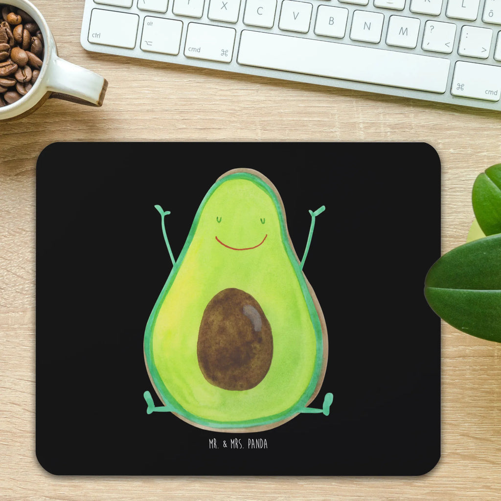 Mauspad Avocado Happy Mousepad, Computer zubehör, Büroausstattung, PC Zubehör, Arbeitszimmer, Mauspad, Einzigartiges Mauspad, Designer Mauspad, Mausunterlage, Mauspad Büro, Avocado, Veggie, Vegan, Gesund, Chaos